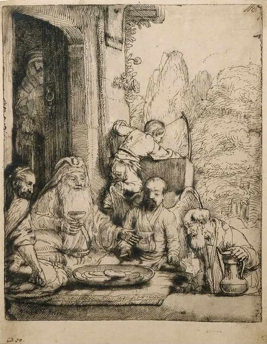 A Woman Bathing Her Feet at a Brook