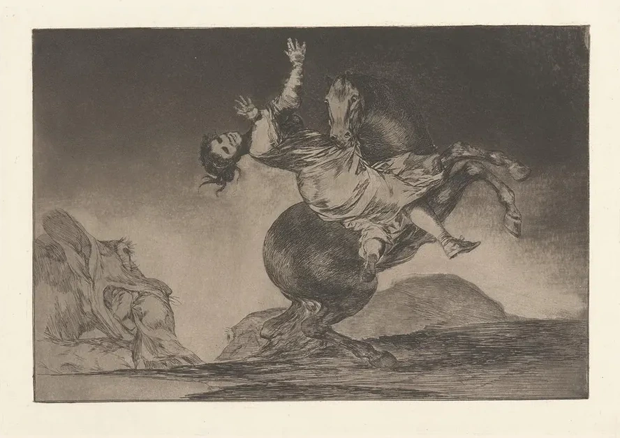A Woman and a Horse, Let Someone Else Master Them The Horse - Abductor (La Mujer y el Potro, Que los Dome Otro E