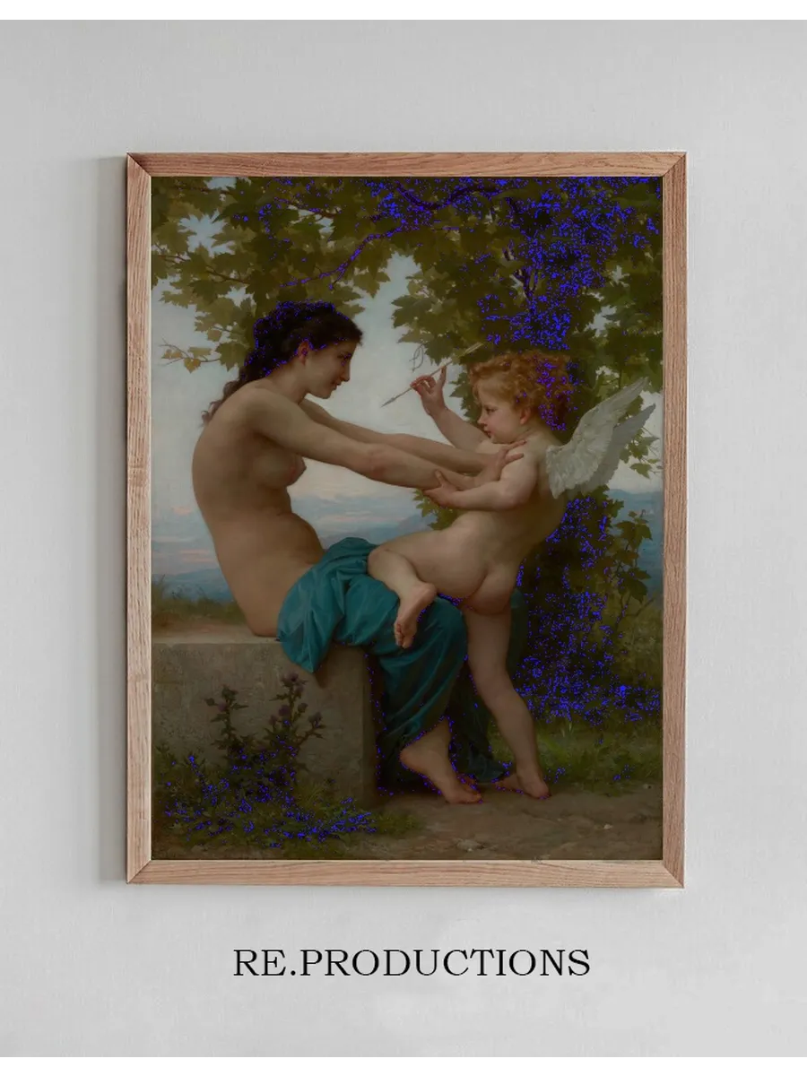 A Young Girl Defending Herself against Eros