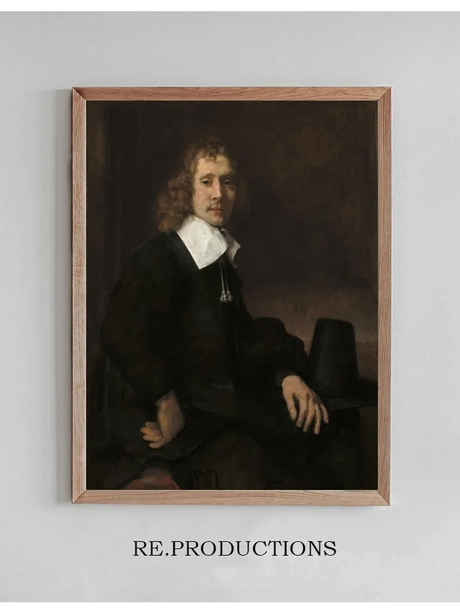 A Young Man Seated at a Table (possibly Govaert Flinck)