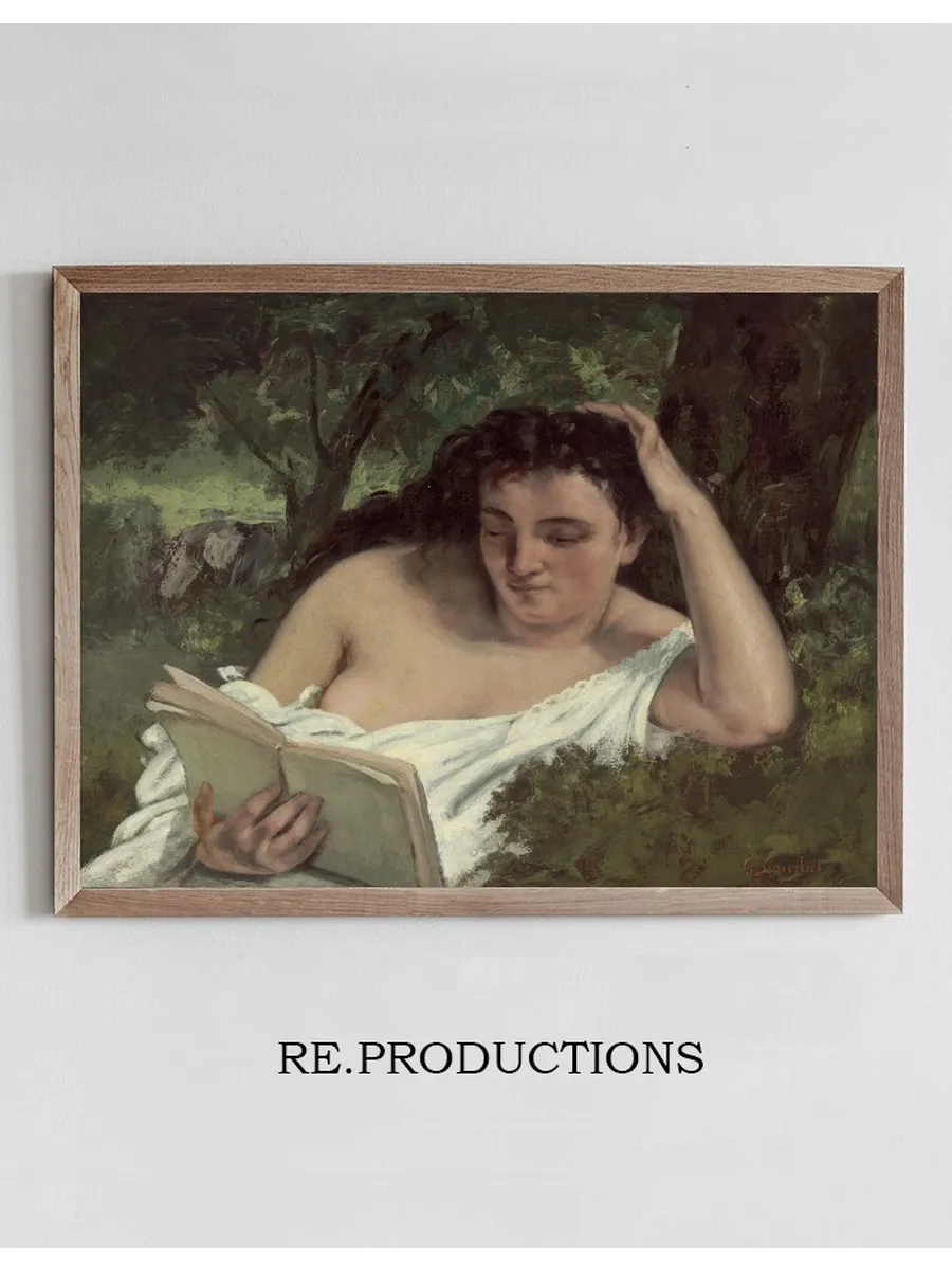A Young Woman Reading