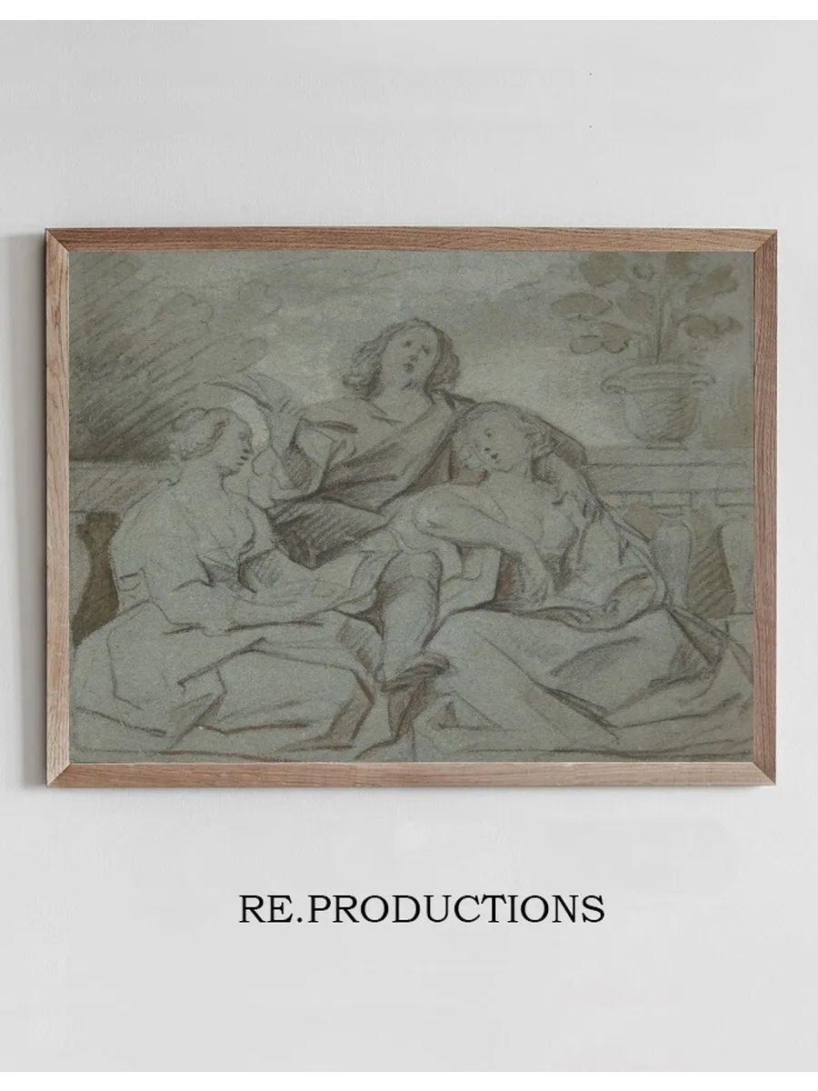 A Youth and Two Girls Singing