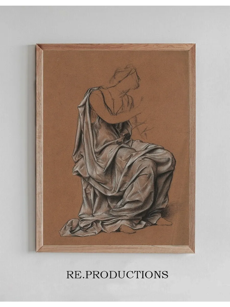 A drapery study for The Love Potion