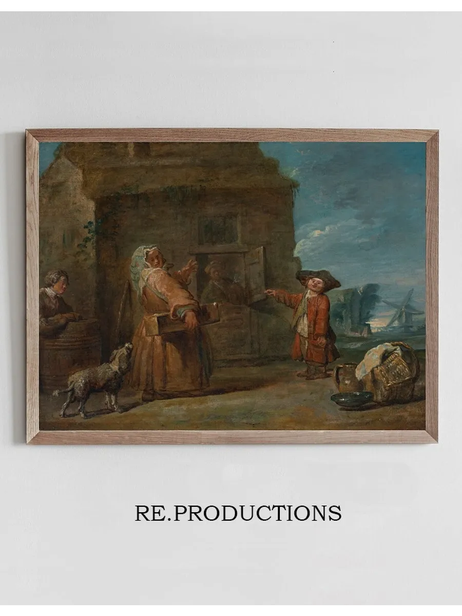 A Genre Scene, Possibly la Bo Te du Prestidigitateur (the Conjurer's Box)