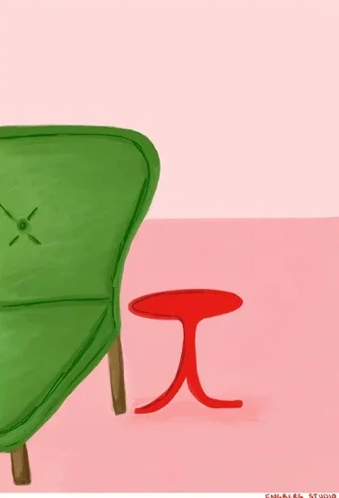 A Green Couch