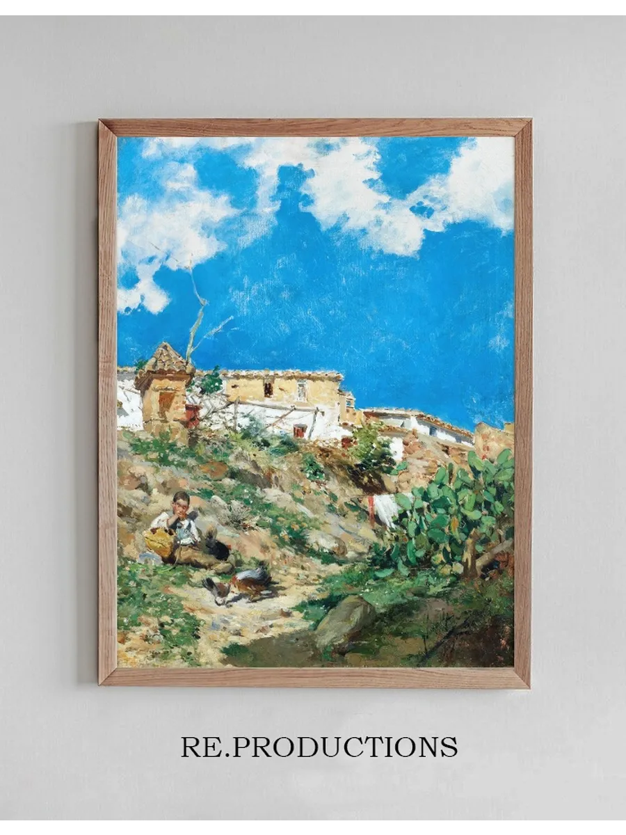 A Landscape with Figure in Sagunto, Valencia