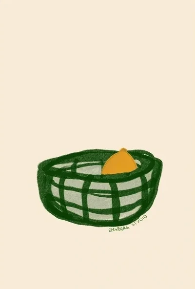 A Lemon in a Basket - Cream
