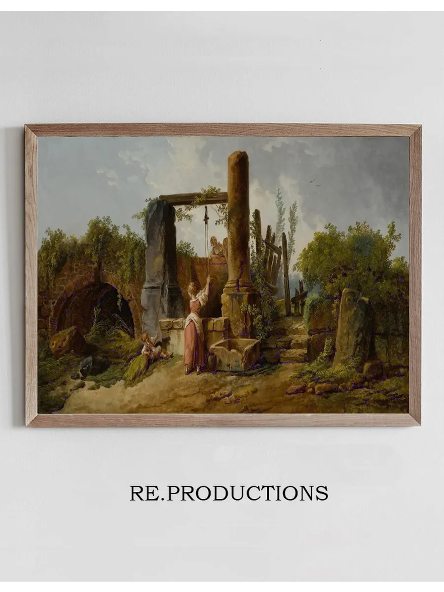 A Peasant Woman at a Well
