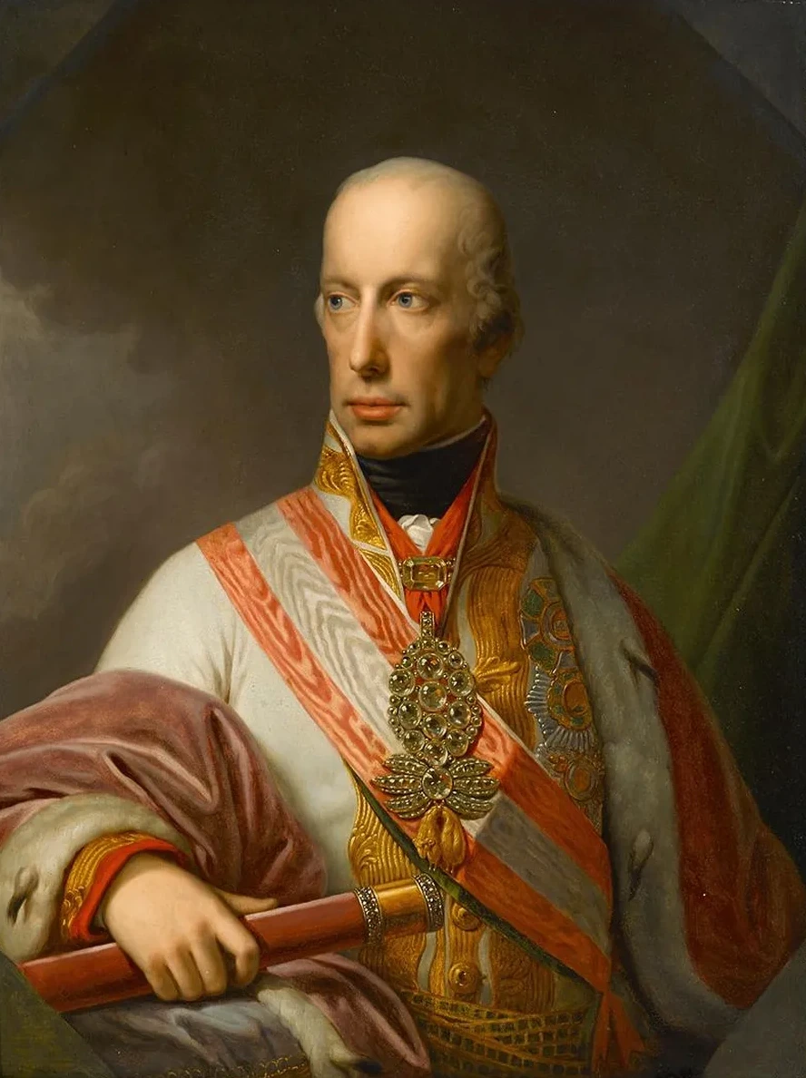 A portrait of Emperor Francis I (II) of Austria