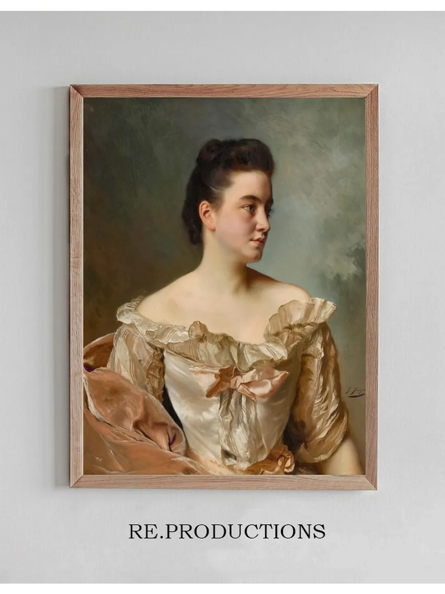 A Portrait of a Lady in Pink