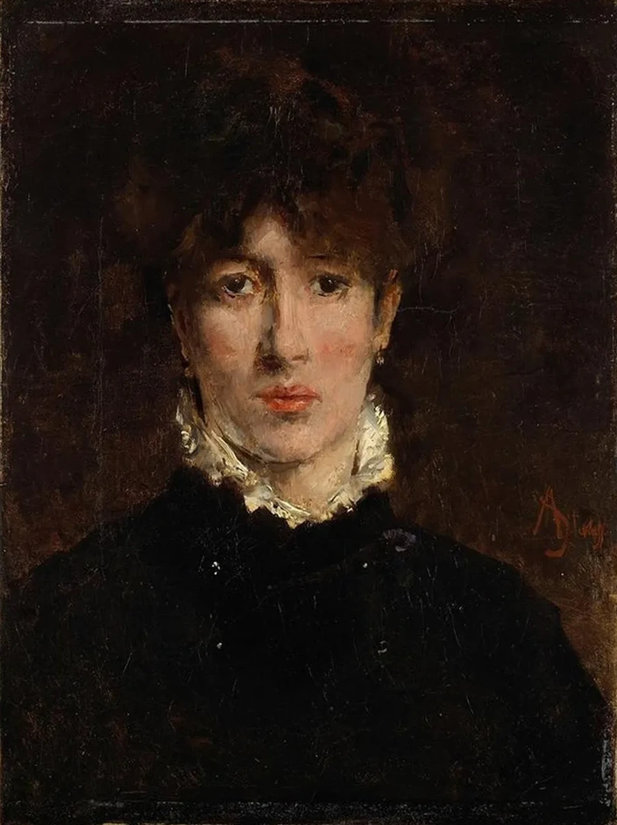 A Portrait of a Woman, Thought to Be Sarah Bernhardt