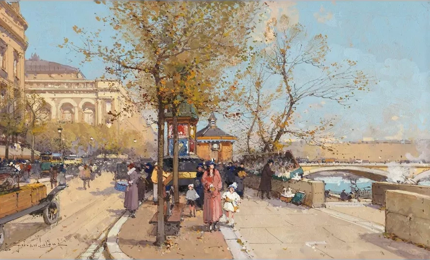 A Stroll by the Seine