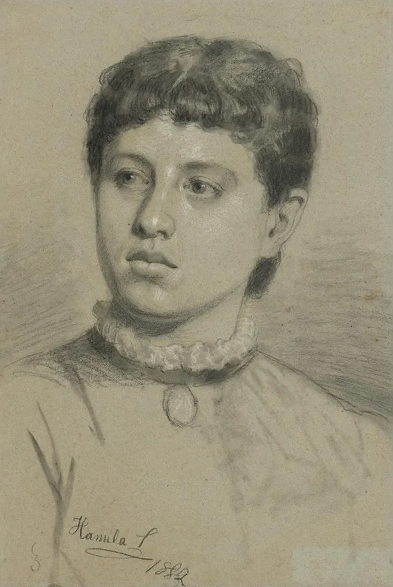 A Study of a Portrait of a Girl