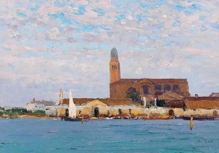 A View of the Cathedral in Chioggia
