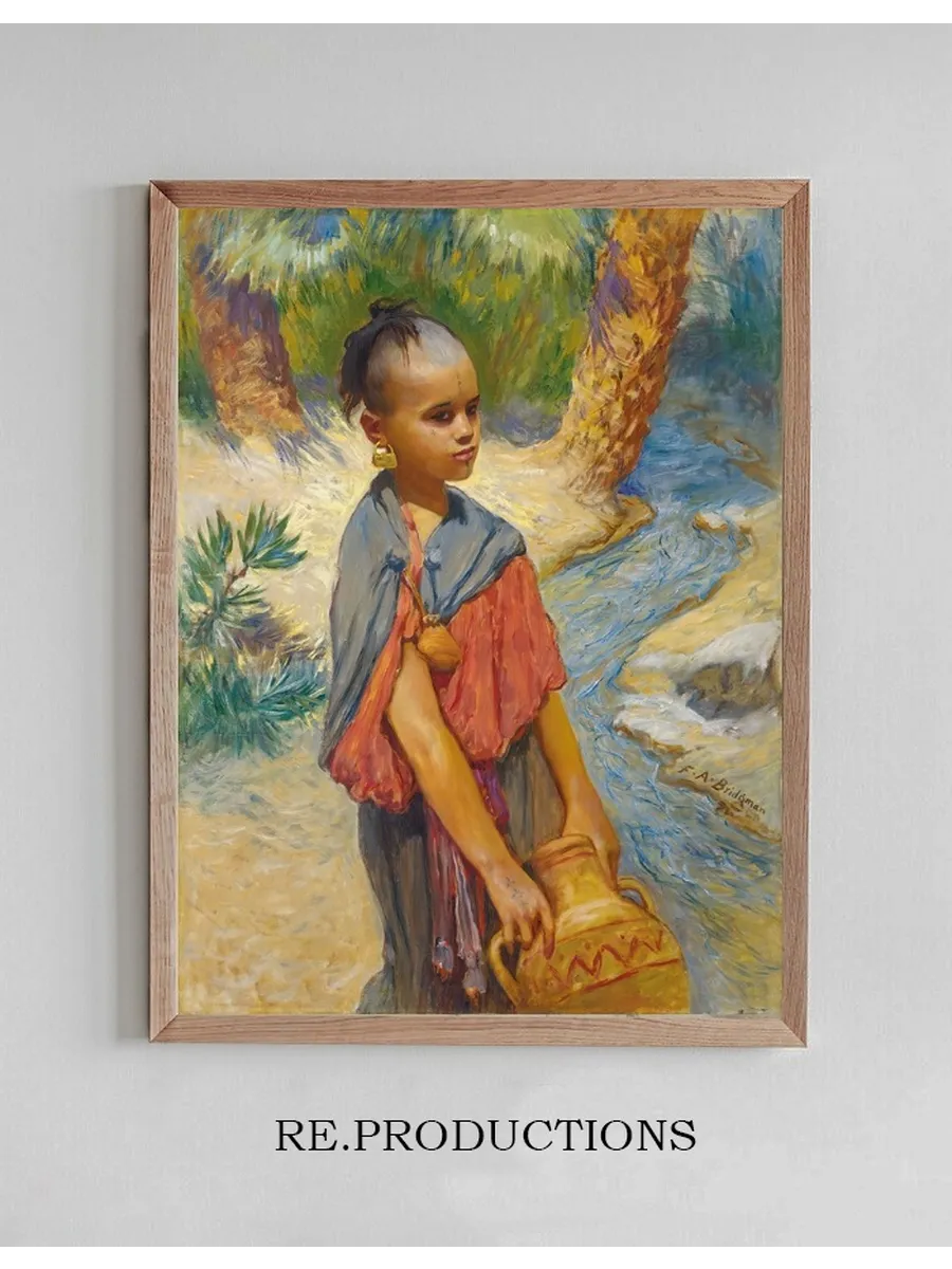 A Young Girl by a River