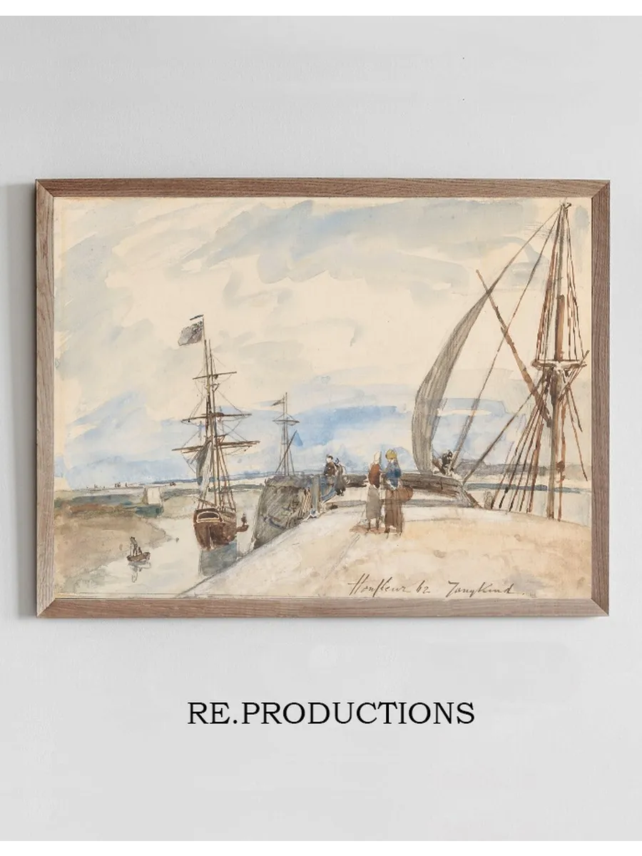 Aanlegsteiger Te Honfleur