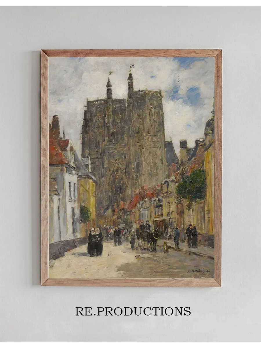 Abbeville, Rue Et glise Saint - Vulfran