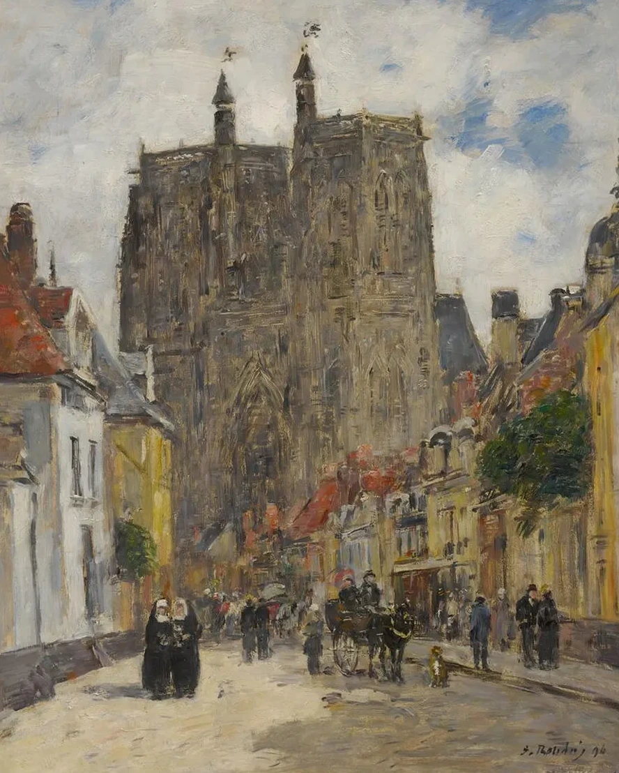Abbeville, Rue Et glise Saint - Vulfran