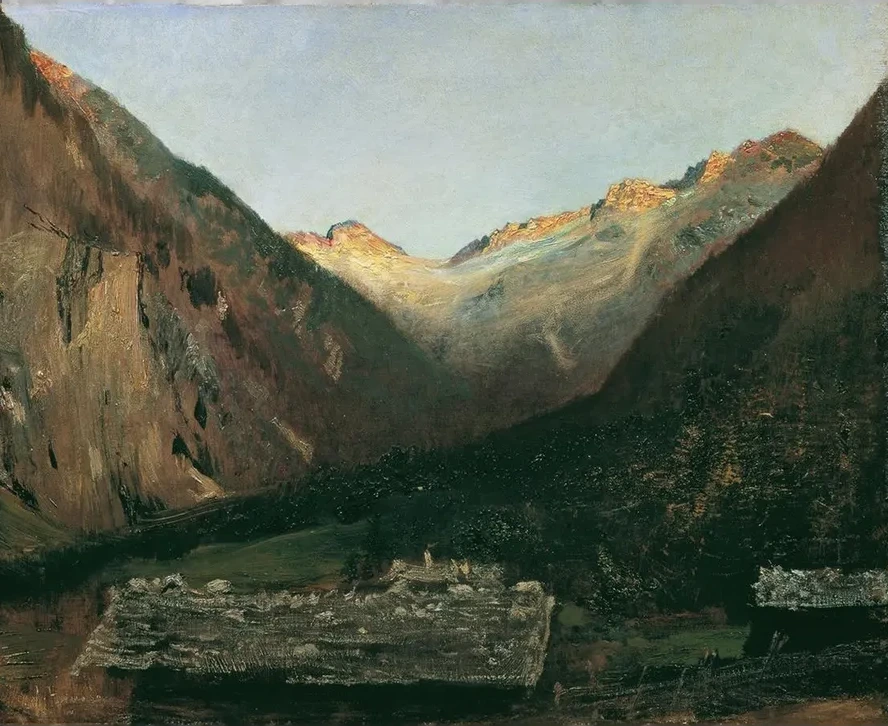Abend in Der Prossau Bei Gastein