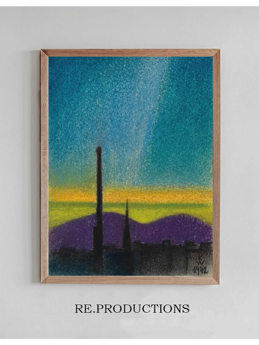Abendlandschaft Wien