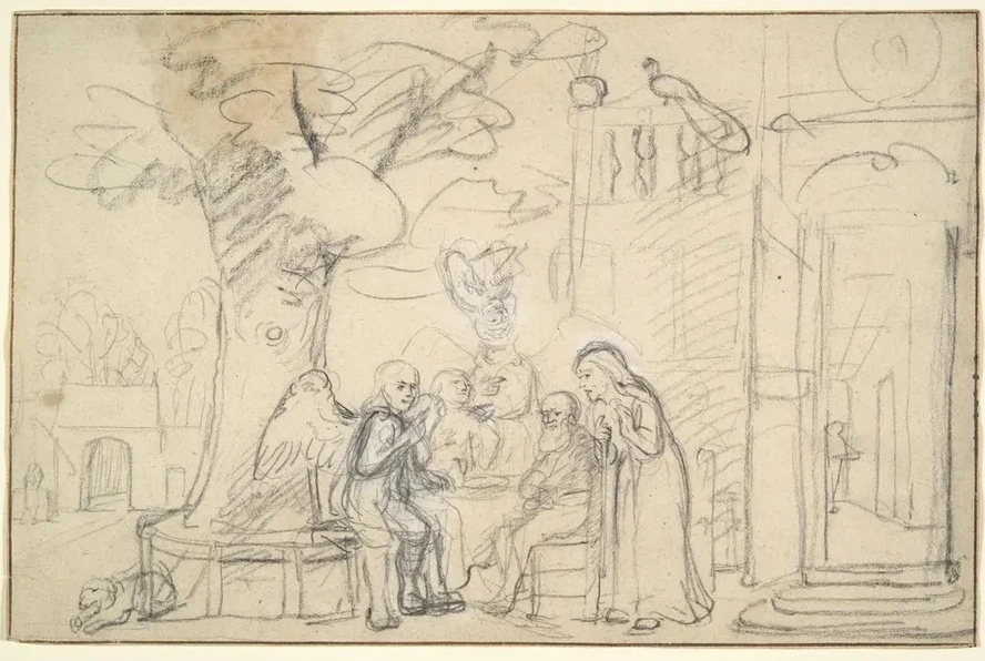 Abraham Entertaining the Angels