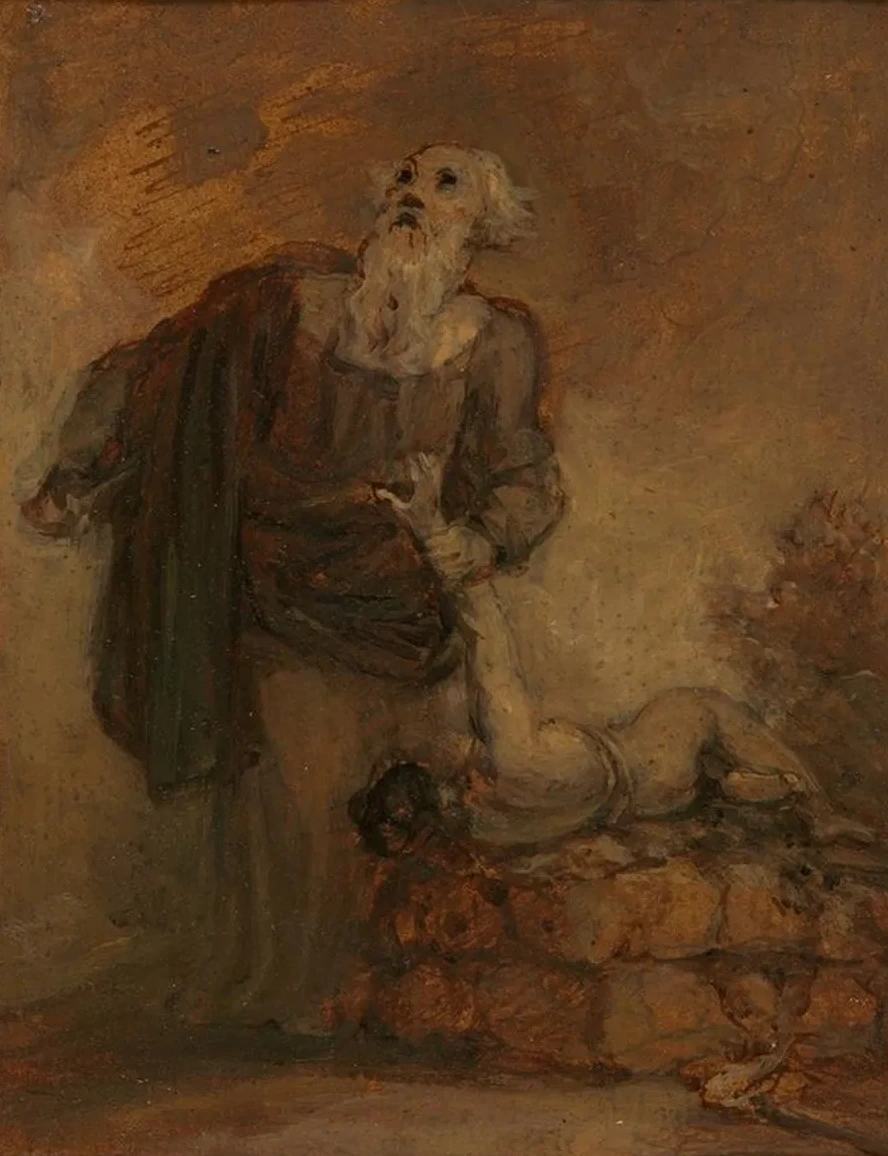 Abraham and Isaac (abraham Grasping Isaac's Arm)