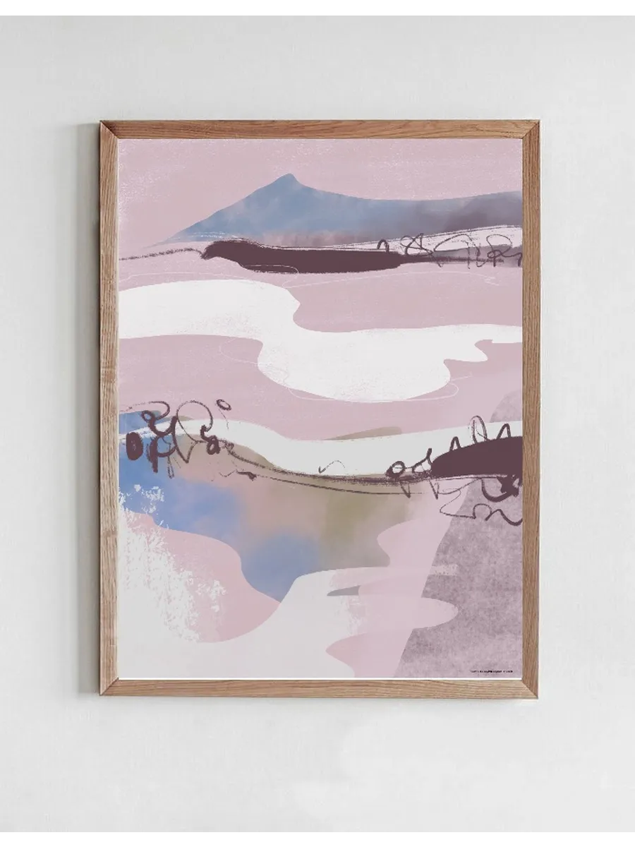 Abstract Mountain Hues