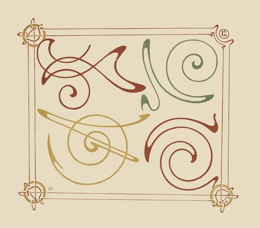Abstract Design Based on Arabesques