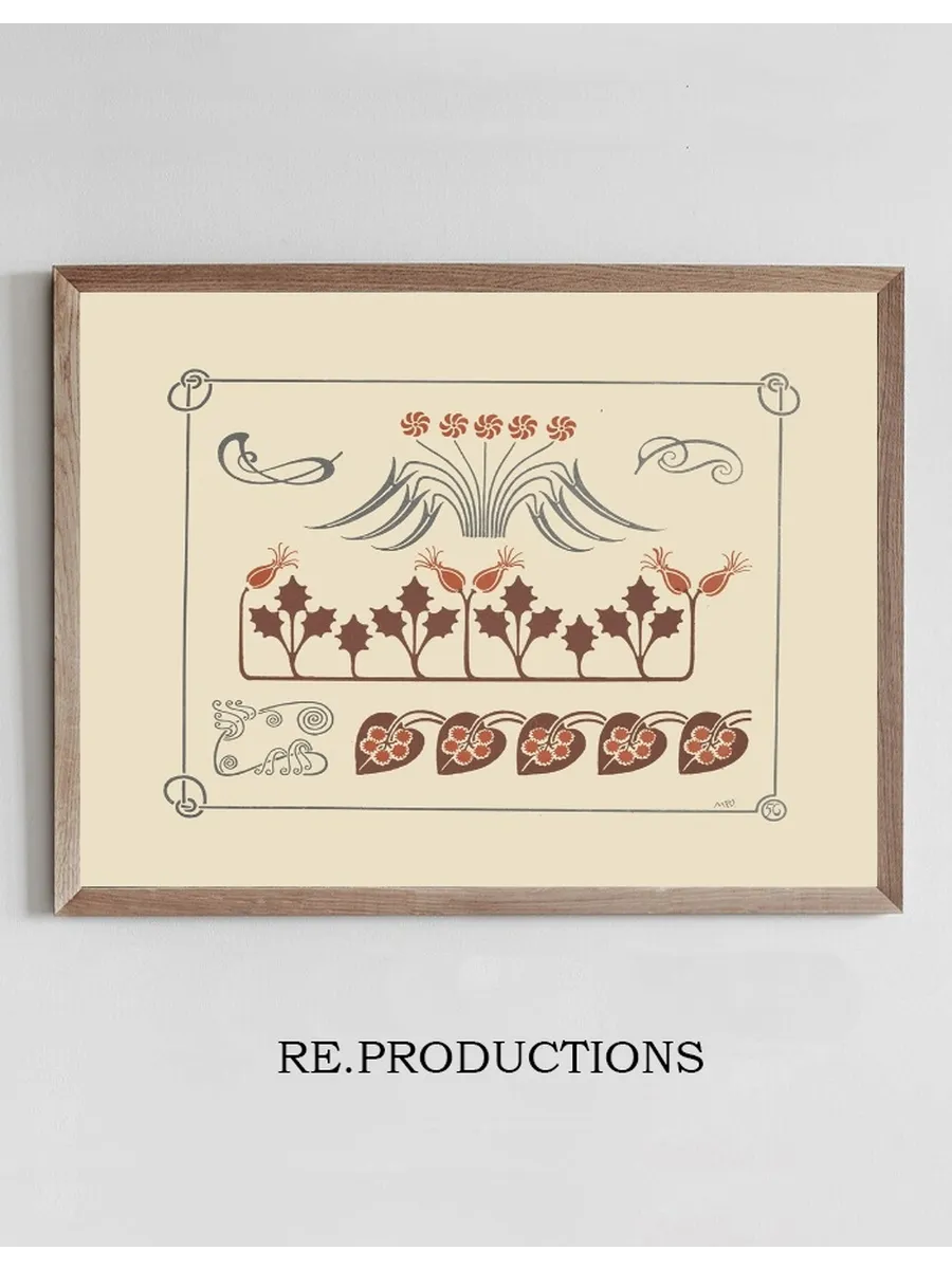 Abstract Design Based on Flowers and Leaves