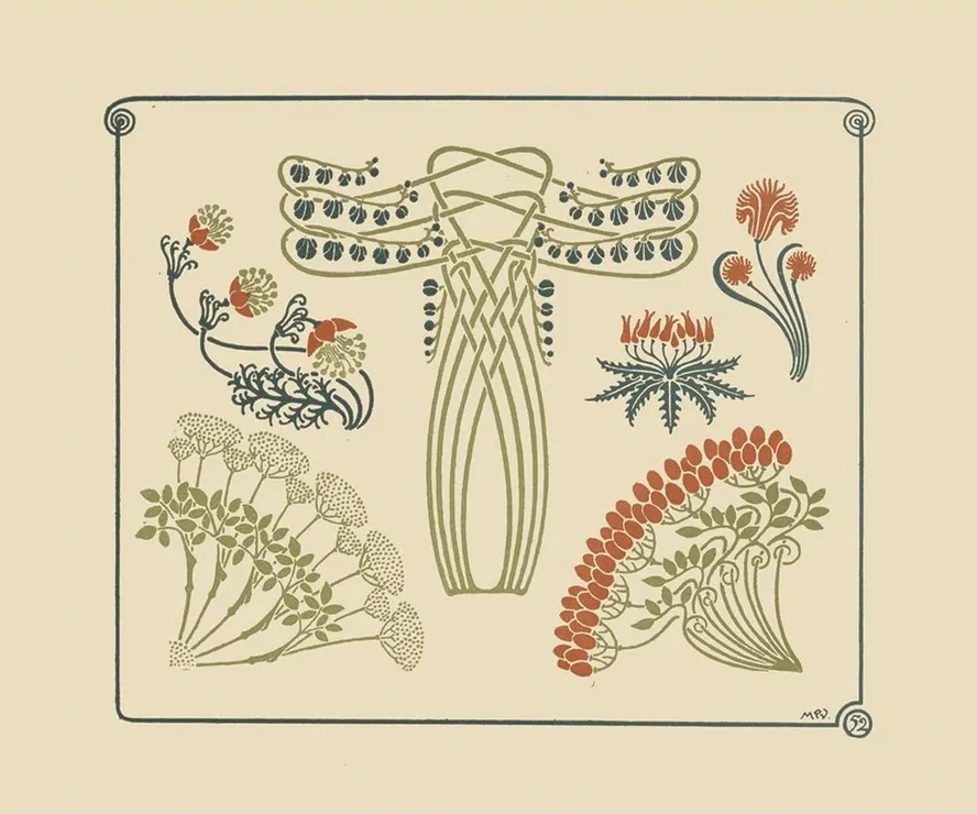 Abstract Design Based on Tiny Flowers