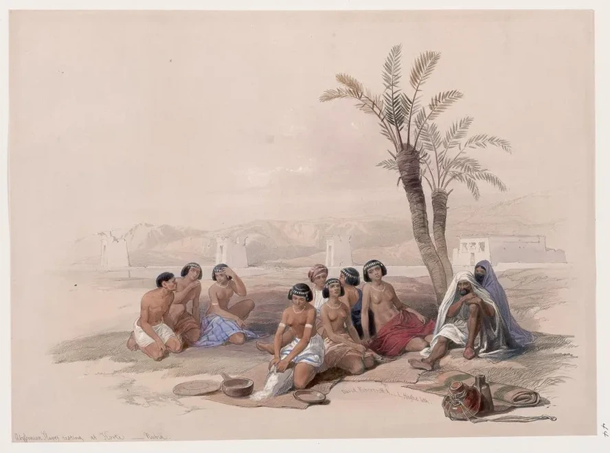 Abyssinian Slaves Resting at Korti, Nubia