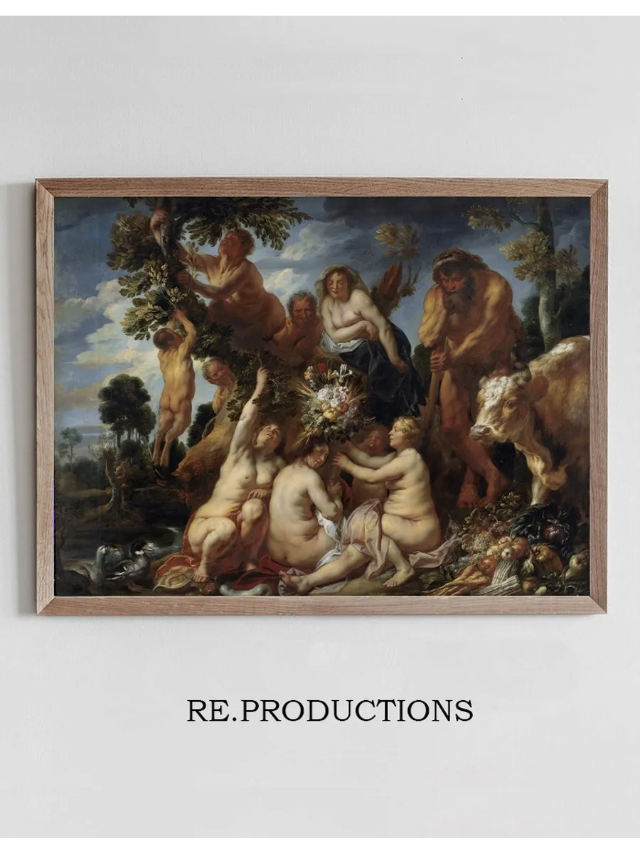 Achelous Defeated by Hercules. the Origin of the Cornucopia. (allegory of Fruitfulness)