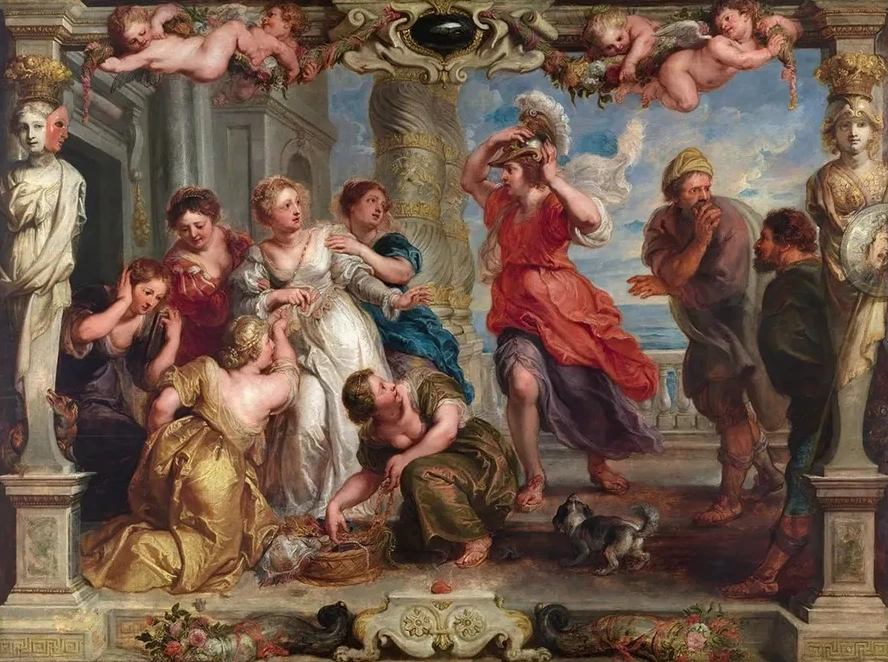 Achilles Discovered By Ulysses Among The Daughters Of Lycomedes