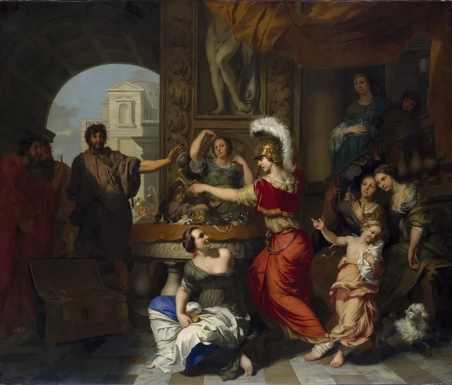 Achilles Recognized by Ulysses at the Court of Lycomedes