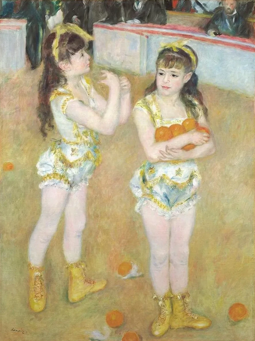 Acrobats at the Cirque Fernando (francisca and Angelina Wartenberg)