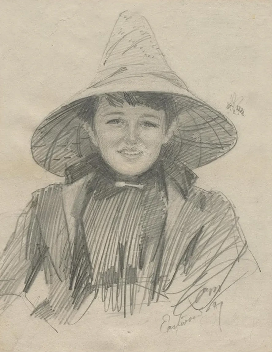 Ada Lymon (Woman in a Large Hat)