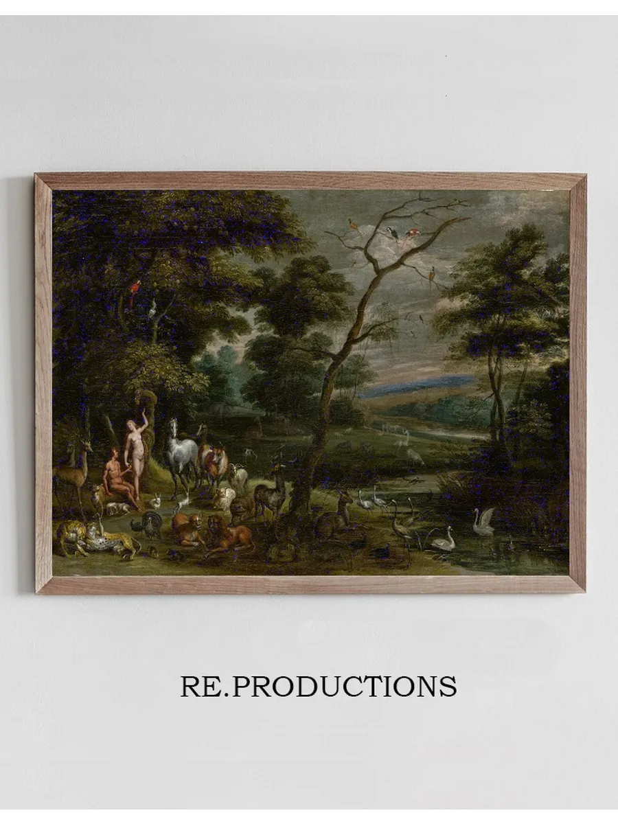 Adam and Eve in Paradise
