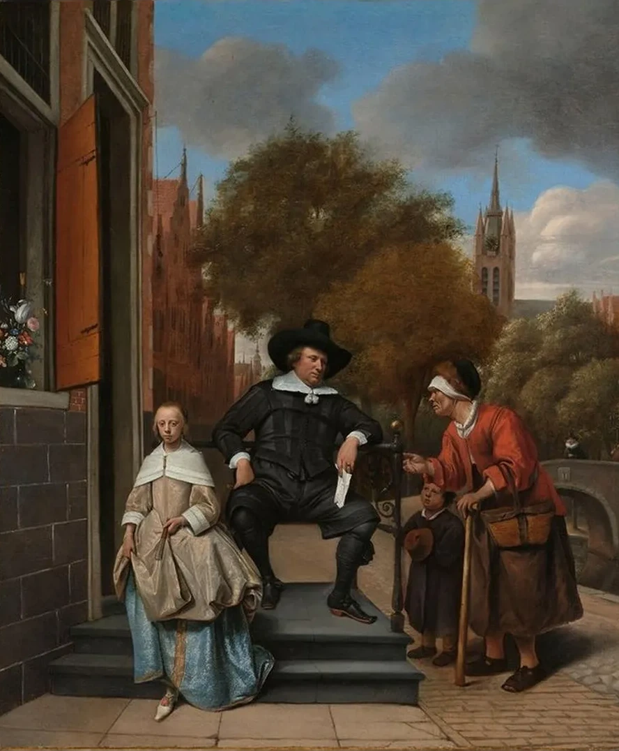 Adolf and Catharina Croeser, Known as the Burgomaster of Delft and His Daughter