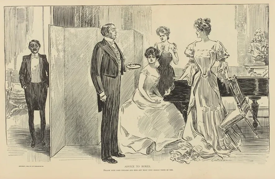 Advice to Bores, Follow Your Card Upstairs