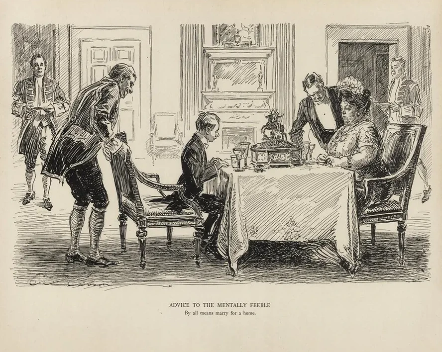 Advice to the Mentally Feeble by All Means Marry for a Home