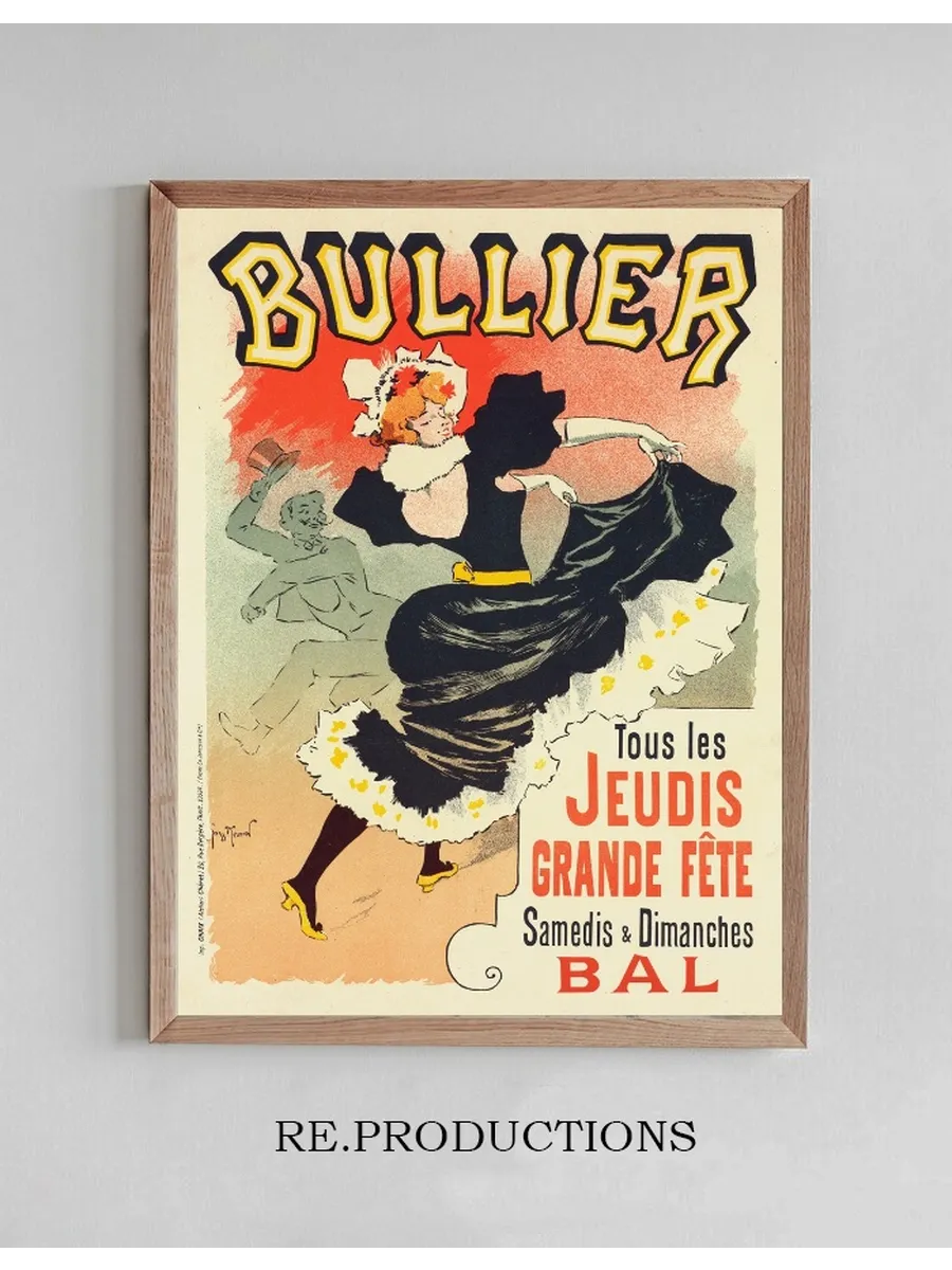 Affiche Pour Le bal Bullier