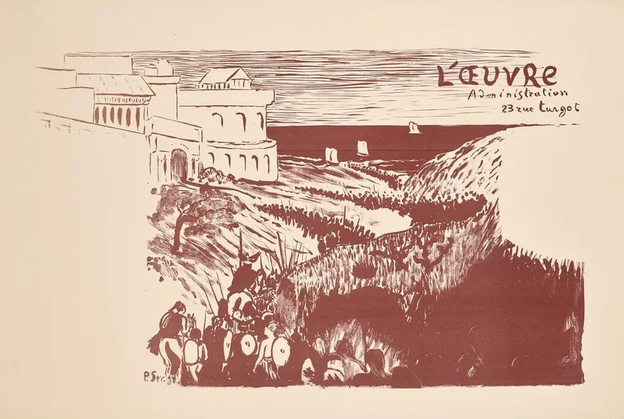 Affiche Pour la Pi Ce H Rakl a de Auguste Villeroy Au Th Tre de L Uvre Dans la Revue Revue Encyclop Dique Laro