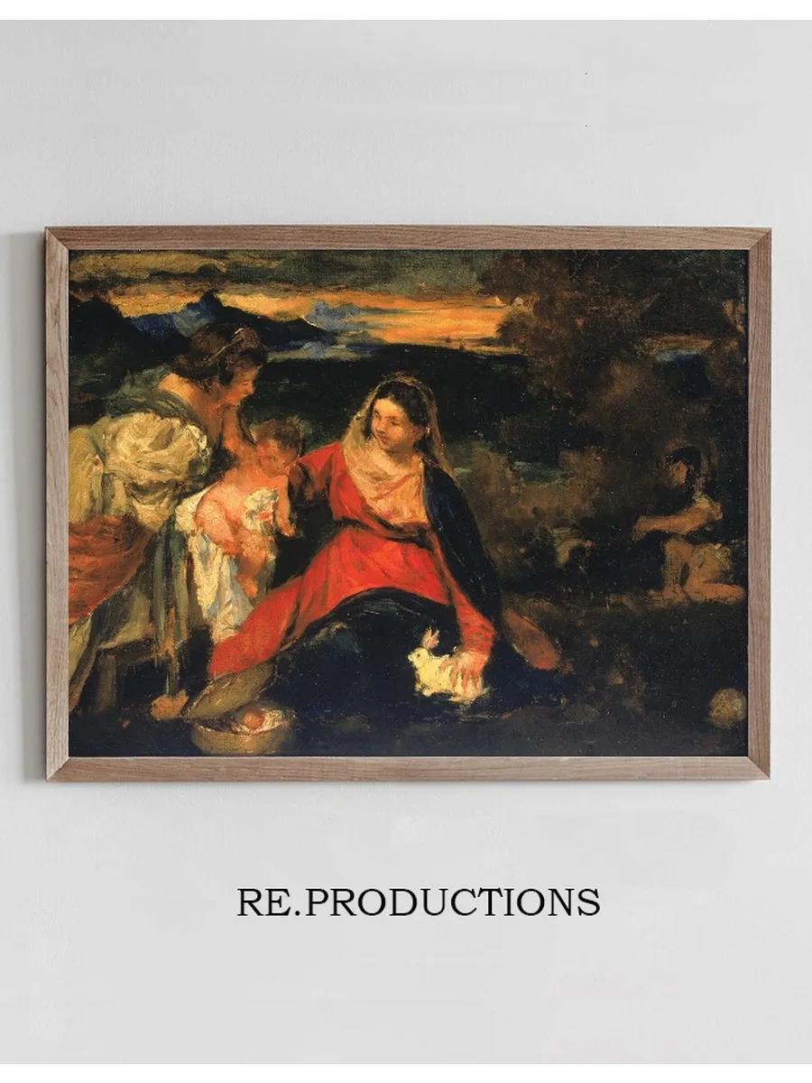 After Titian's Madonna of the Rabbit