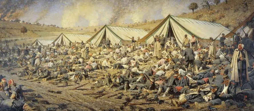 After the Attack. Plevna, 1877