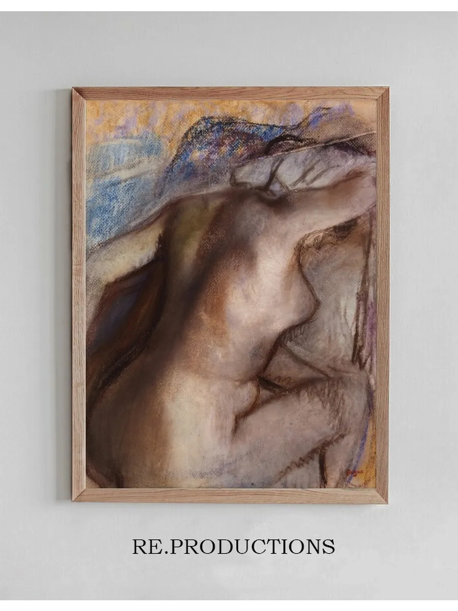 After the Bath, Woman Drying Herself