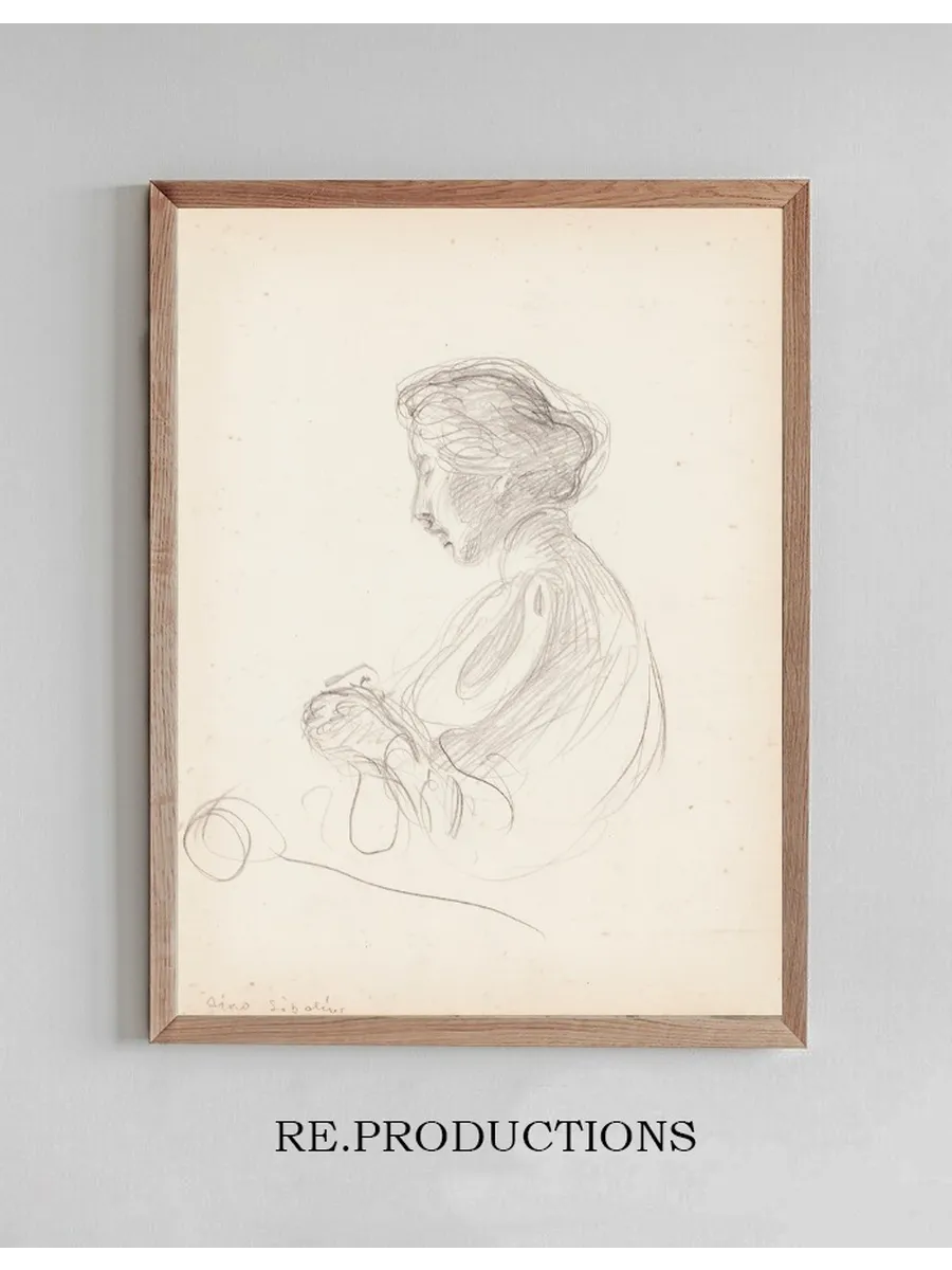 Aino Sibelius at Handicraft