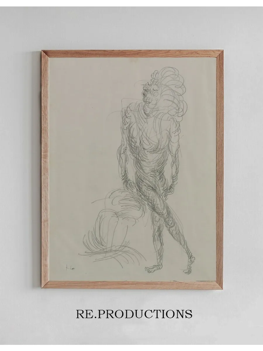 Akt In Geschraubter Bewegung (Nude In Spiralling Movement)