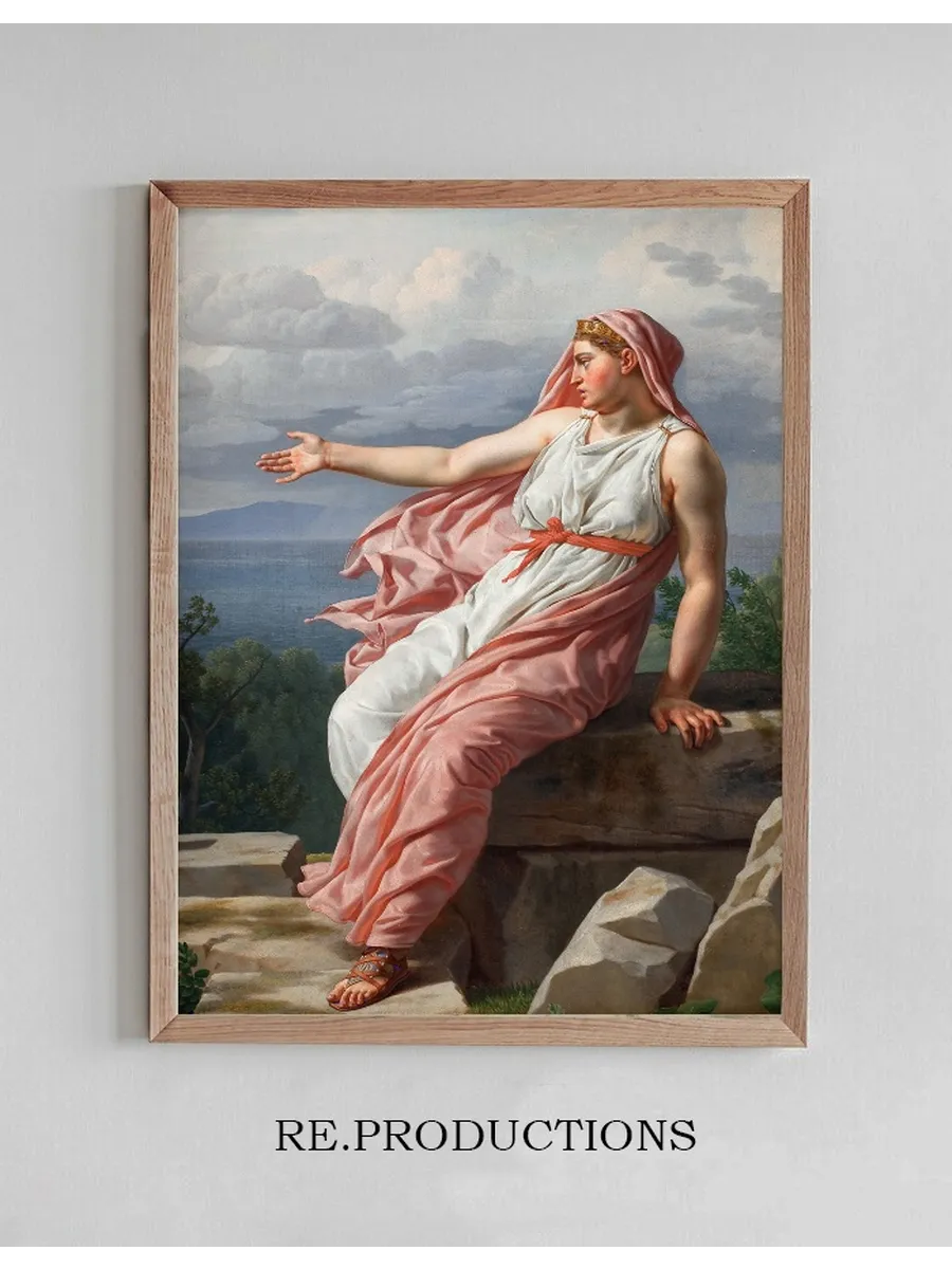 Alcyone's Farewell to her Husband. From Ovid's Metamorphoses, Song XI