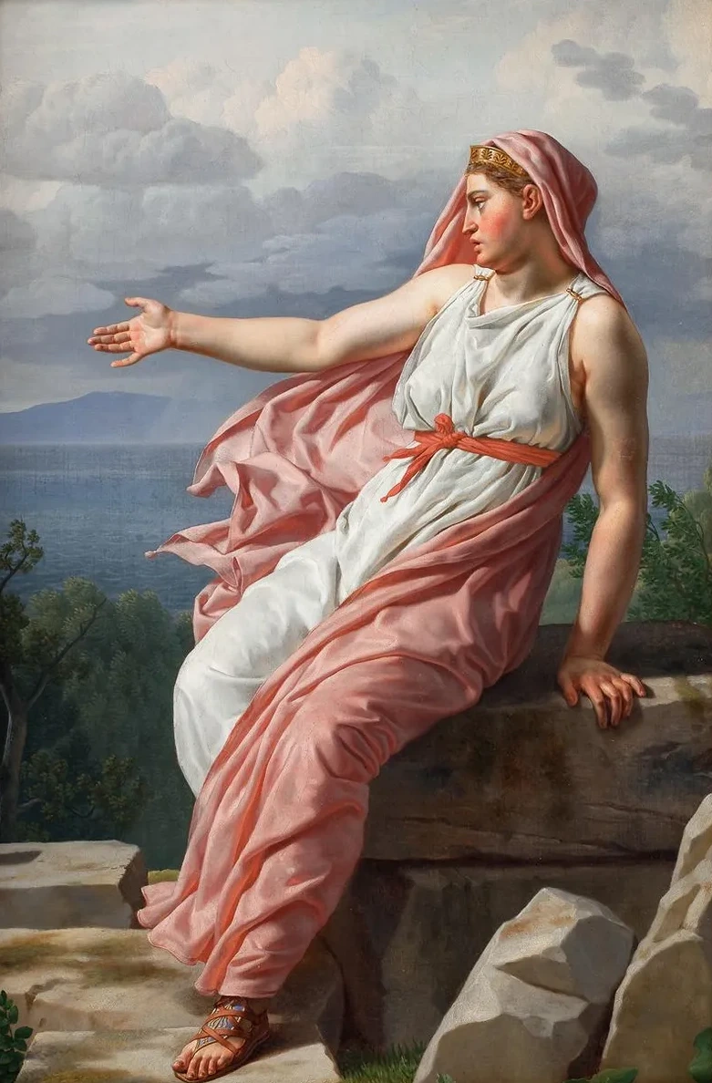 Alcyone's Farewell to her Husband. From Ovid's Metamorphoses, Song XI