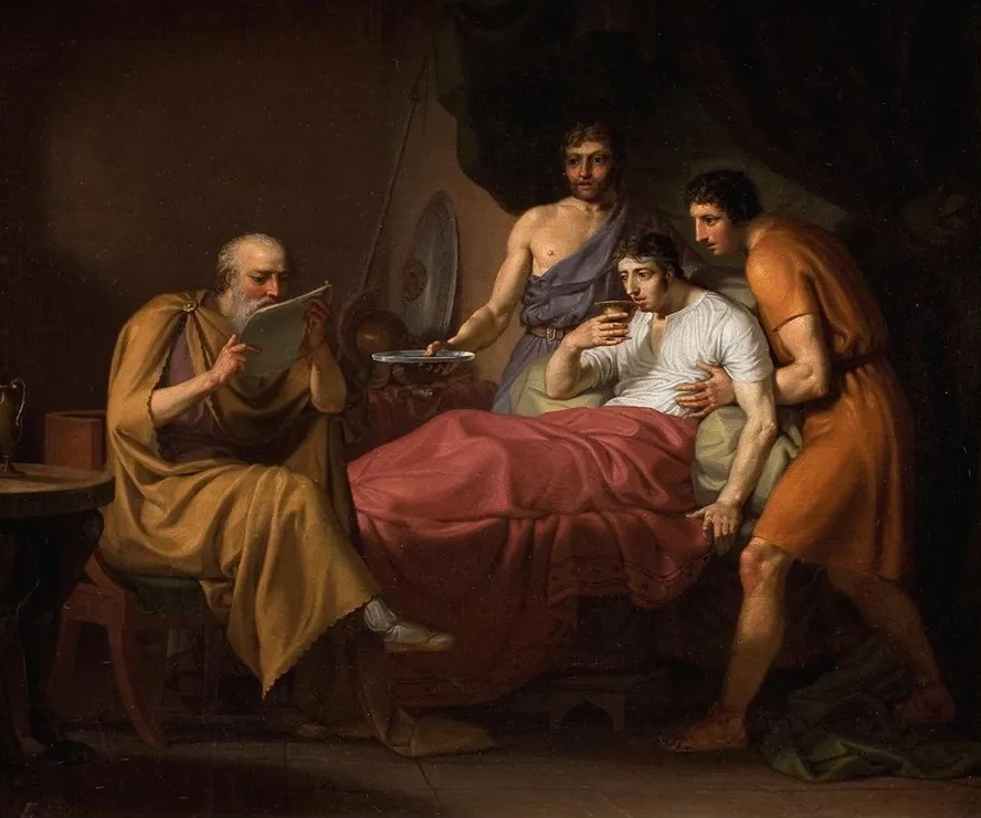 Alexander The Great On His Sickbed